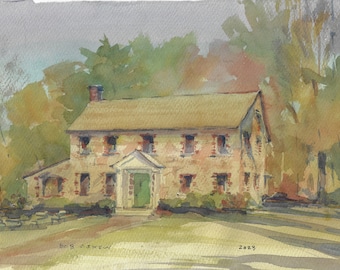 Sewanee Theta Pi watercolor print gift idea