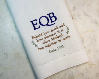 Ręcznik kuchenny EQB Oto jak dobry Psalm 133 Motto Sewanee