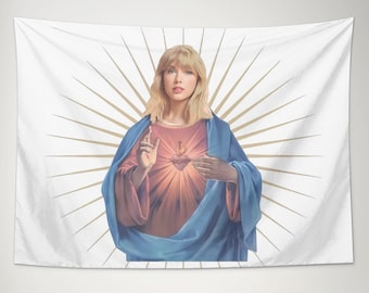 Taylor Tapestry Funny Meme Taylor Swift Tapestry Wall Hanging Dorm Backdrop Wall Art Aesthetic Home Decor for Bedroom Living Room