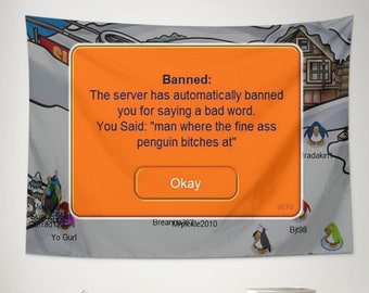 Club penguin tapestry new arrivals