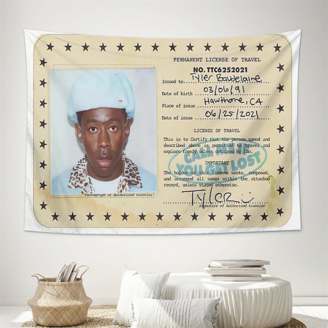 Rapper Tapestry Wall Hanging for Bedroom Living Room or College Dorm