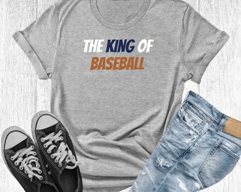 The King of Baseball T-shirt, cadeau honkballiefhebber