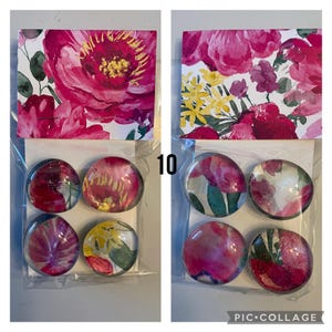 Decoratieve, handgemaakte glaskraalmagneten