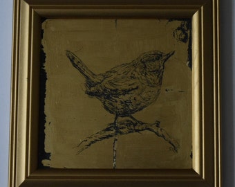 Made to order original pictures in Vere Eglomise ( Gilding on glass)