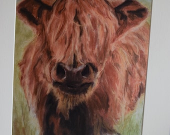 Highland cow print