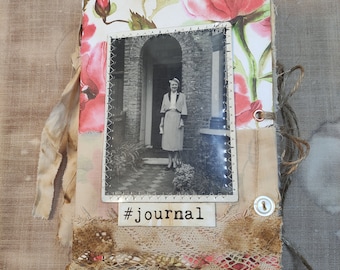 Vintage Junk Journal handgemaakte lege notebook