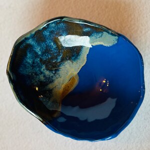 Blue Porcelain Shallow Bowl