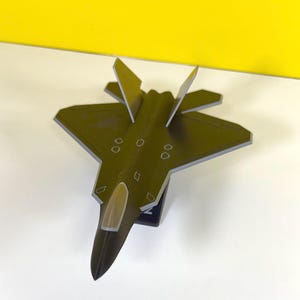 Lockheed-Martin F-22 Raptor Model with stand | Highly Detailed 1/72 Scale F-22 Replica | 3D Printed Collectible F-22 Raptor