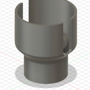 Cup Holder Extender **DIGITAL FILE 3MF**| RedBull |Pop can|Soda|Water bottle | Jug | Mug | 3d printed | ext | accessory | Adapter