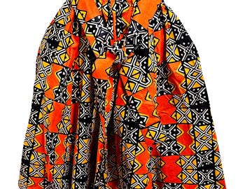 Unique Handmade African Print Skirt  Bold, Stylish and  Unique