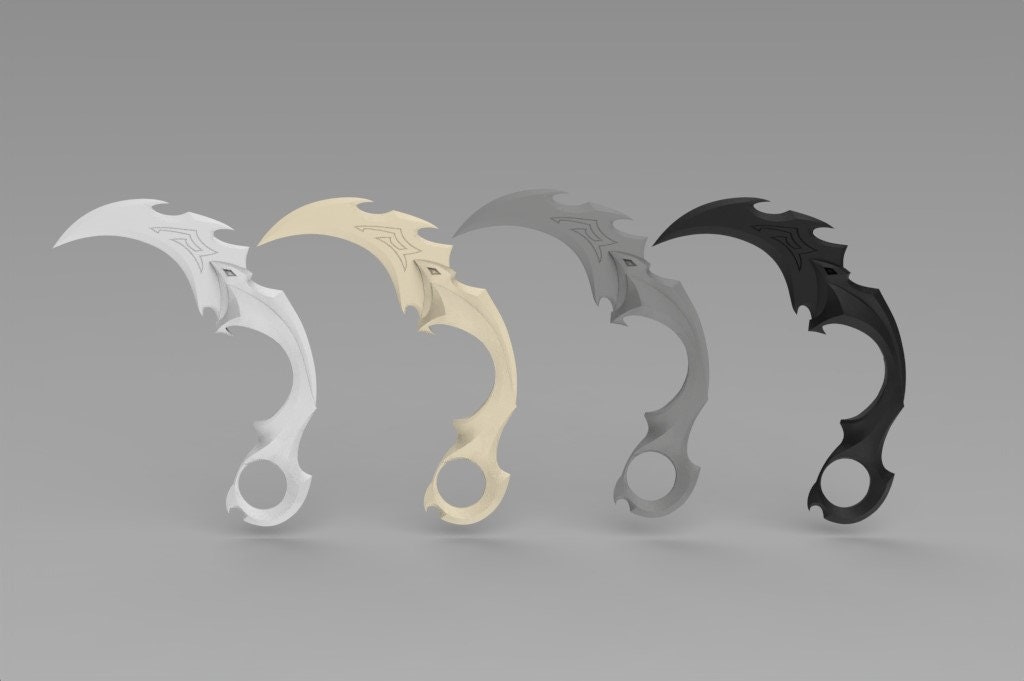 Valorant Reaver Karambit Knife Etsy Australia