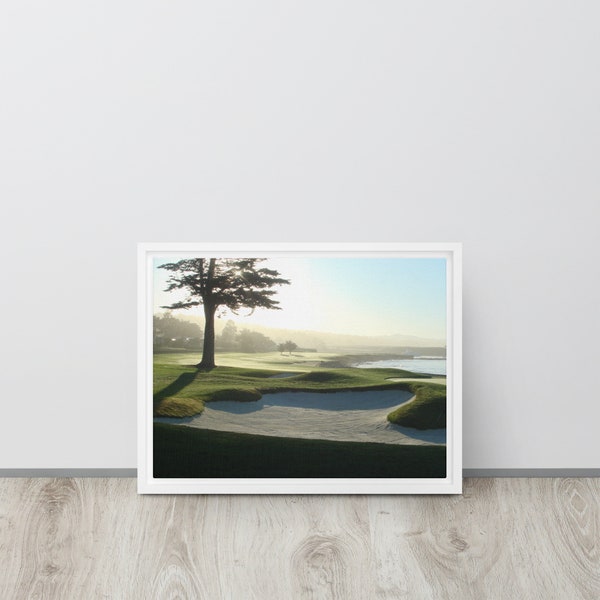 Pebble Beach Golf Course 18th Hole Canvas.