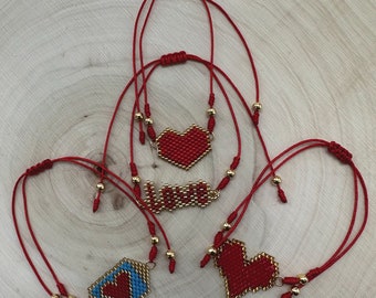 Custom & Personalized Beaded Mama Bracelet Gold Accent Back to School Teacher Gift