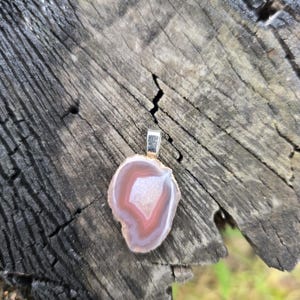 lake superior agate pendant
