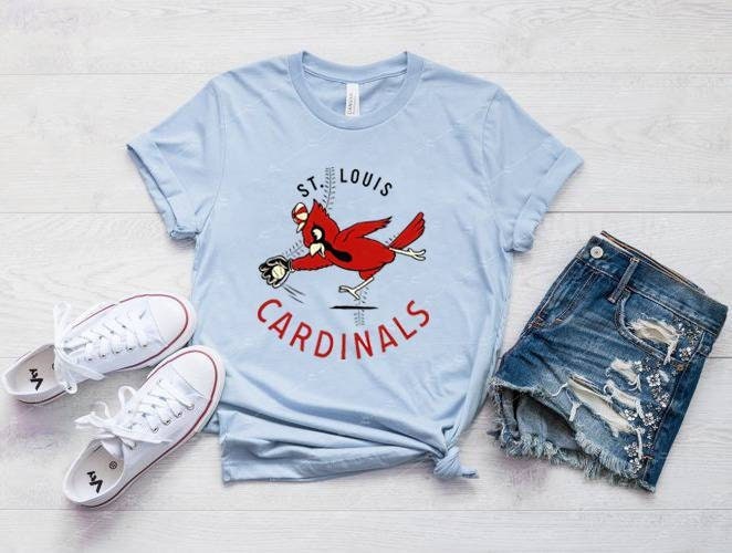 cardinals kids shirt, stl baseball fredbird custom raglan t-shirt