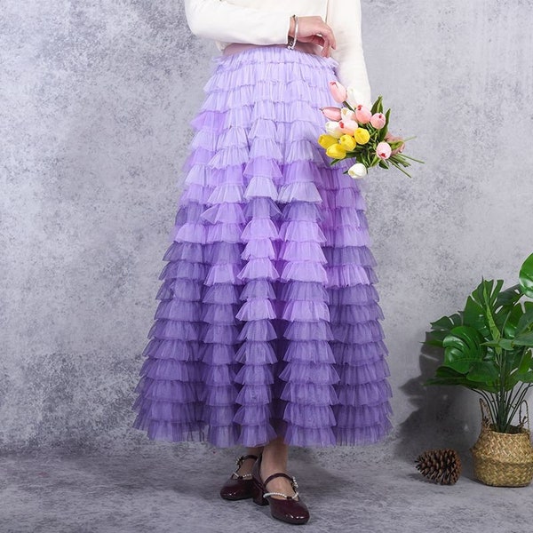 Long Tulle Skirt - Etsy