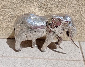 An Afrisilver model of an elephant