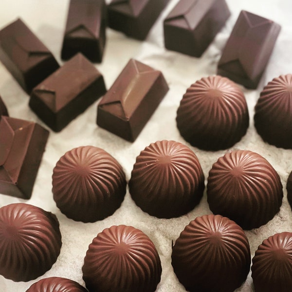 14 Dark Chocolate Covered Marzipan