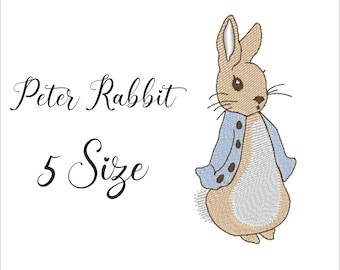 Peter Rabbit-borduurmachineontwerp (digitale bestanden)