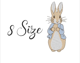 Het verhaal van Peter Rabbit Embroidery Machine patroon bestand, Cottontail konijn, paashaas, Beatrix Potter machine borduurwerk ontwerp downloaden