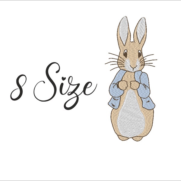 Peter Rabbit Embroidery Machine Pattern, Beatrix Potter Design (Digital Download)