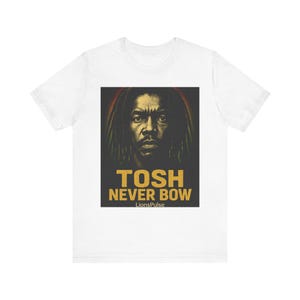 T-Shirt with Iconic Design, Unisex Jersey Tee, Casual Wear, Music Lover Gift, Peter Tosh Tribute, Graphic Tee