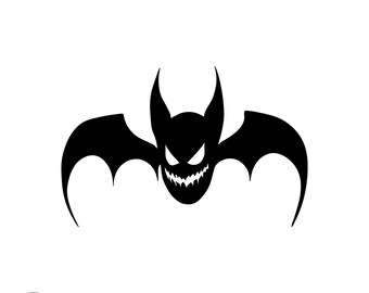 Halloween Bat Svg File, Halloween Home Decor, Halloween Svg, Halloween Png, Bat Svg, Bat Clipart, Halloween Clipart, Instant Download
