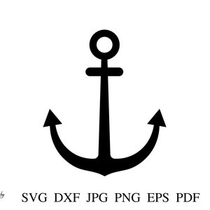 Anchor Svg, Anchor Vector File, Svg, Png, Dxf, Pdf, Jpeg, Svg, Anchor Clipart, Cricut Anchor, Anchor Silhouette, Svg Files For Cricut