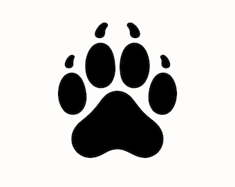 Lion Paw Svg File, Lion Paw Print, Lion Paw Silhouette, Lion Paw vector File, Paw Svg, Animal Paw Svg, Lion Paw Png File, Instant Download