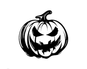 Halloween Pumpkin Svg, Halloween Svg File, Halloween Design, Svg, Dxf, Png, Jpeg, Eps And Pdf, Pumpkin Clip Art, Cricut Svg Instant Download