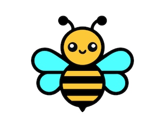 Bee svg, Bee Svg File For Cricut, Bee Clipart, Honey Bee Svg, Bee Cut File, Cute Bee Svg, Bee Png File, Honey Bee Design, Instant Download
