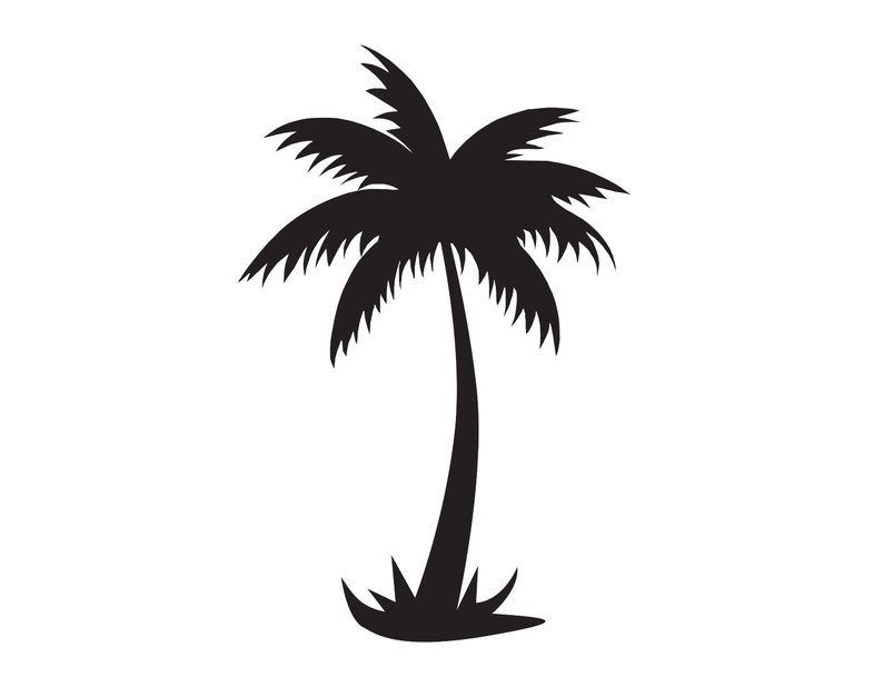 Palm Tree SVG, Palm Tree Vector File, Silhouette, Palm Tree Eps, Palm ...