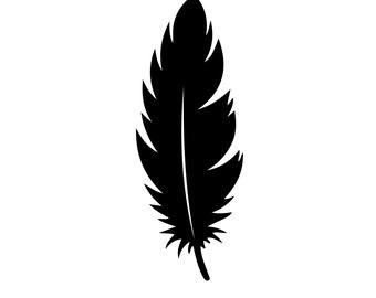 Feather Svg File, Feather Png, Feather Clipart, Feather Silhouette, Svg Cut File For cricut, Feather Design, Feather Vector Instant Download