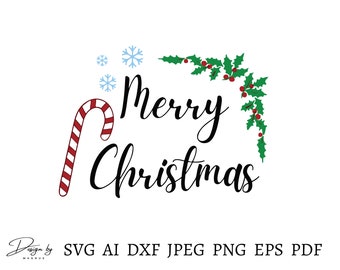 メリークリスマスSVG、メリークリスマスPNG、メリークリスマスサイン、メリークリスマスカットファイル、クリスマスSVGファイル、Cricut SVG、即時ダウンロード