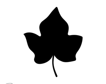 Ivy leaf Svg File, Ivy Leaf Cut File For Cricut, Ivy Leaf Silhouette, Leaves Svg, Leaf Clipart, Leaf Vector File, Leaf Png Instant Download