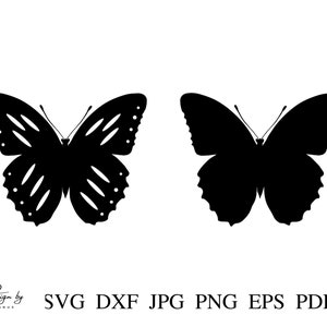 Butterflies Svg, Butterfly Silhouette, Butterfly Clipart, Butterfly Vector File, Svg Files For Cricut, Butterfly Cut File, Instant Download