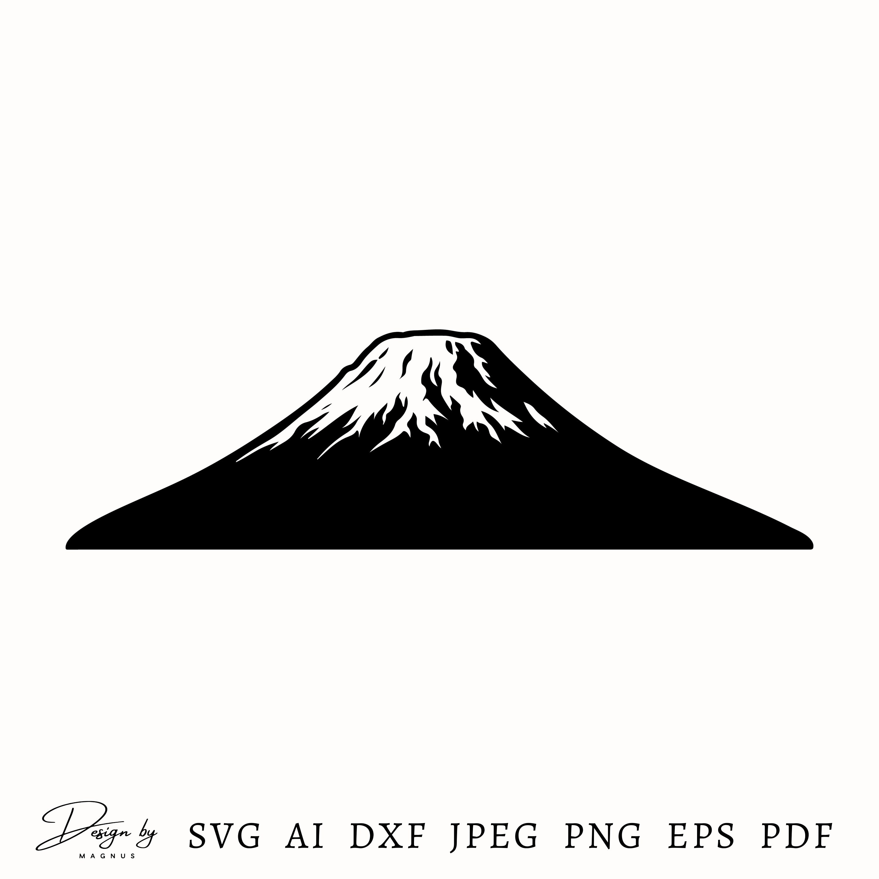 Mountain svg File, Outdoor Svg, Svg File For Cricut, Mountain Silhouette, Mountain Clipart, Nature Svg, Mountain Png File, Instant Download