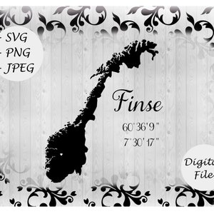 Finse pillow - Instant Digital Download, svg, png, and jpg files! Gift Idea!