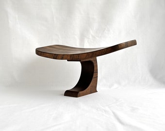 Meditation bench folding, kneeling chair ergonomic, prayer bench for home, portable meditation bench, dark style bench