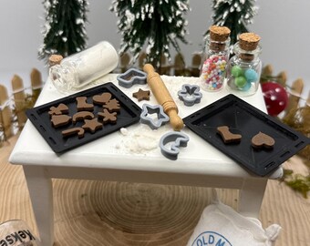 Wichtel Zubehör Set – 1/12 Miniatur-Küchenutensilien Für Puppenhäuser