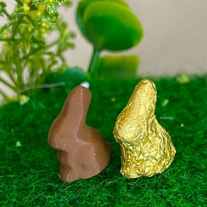 Miniature Easter bunny, Easter, rabbit, gnome door, gnome magic image 3