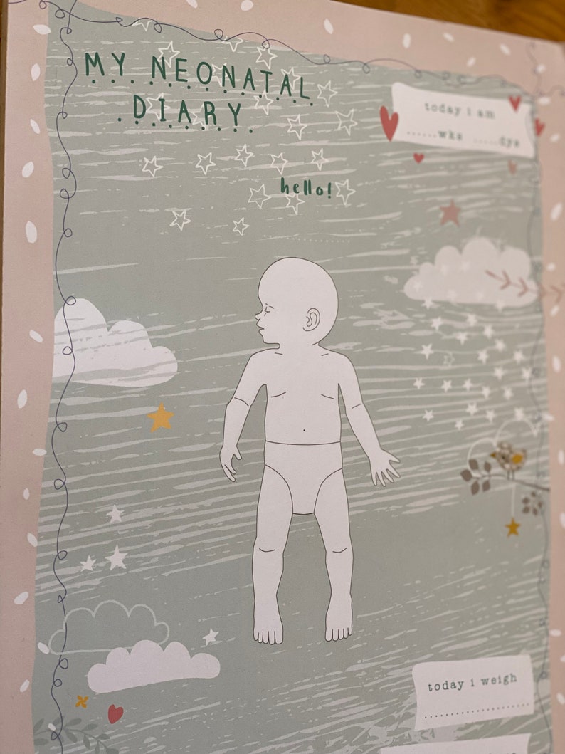Hello Neonate My Neonatal Diary is a Visual Template to Help Track Babies' Care (and ...