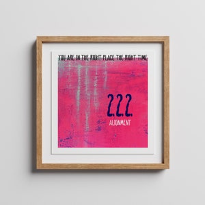 Angel numbers series 222 alignment, digital wall print, Gallery wall print set, Printable gallery wall, Digital download