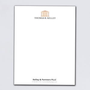 Custom Lawyer Notepad Personalized Memo Pads for Lawyer udge or Paralegal Law Student Gift Attorney Stationery Lawyer Office Supplies