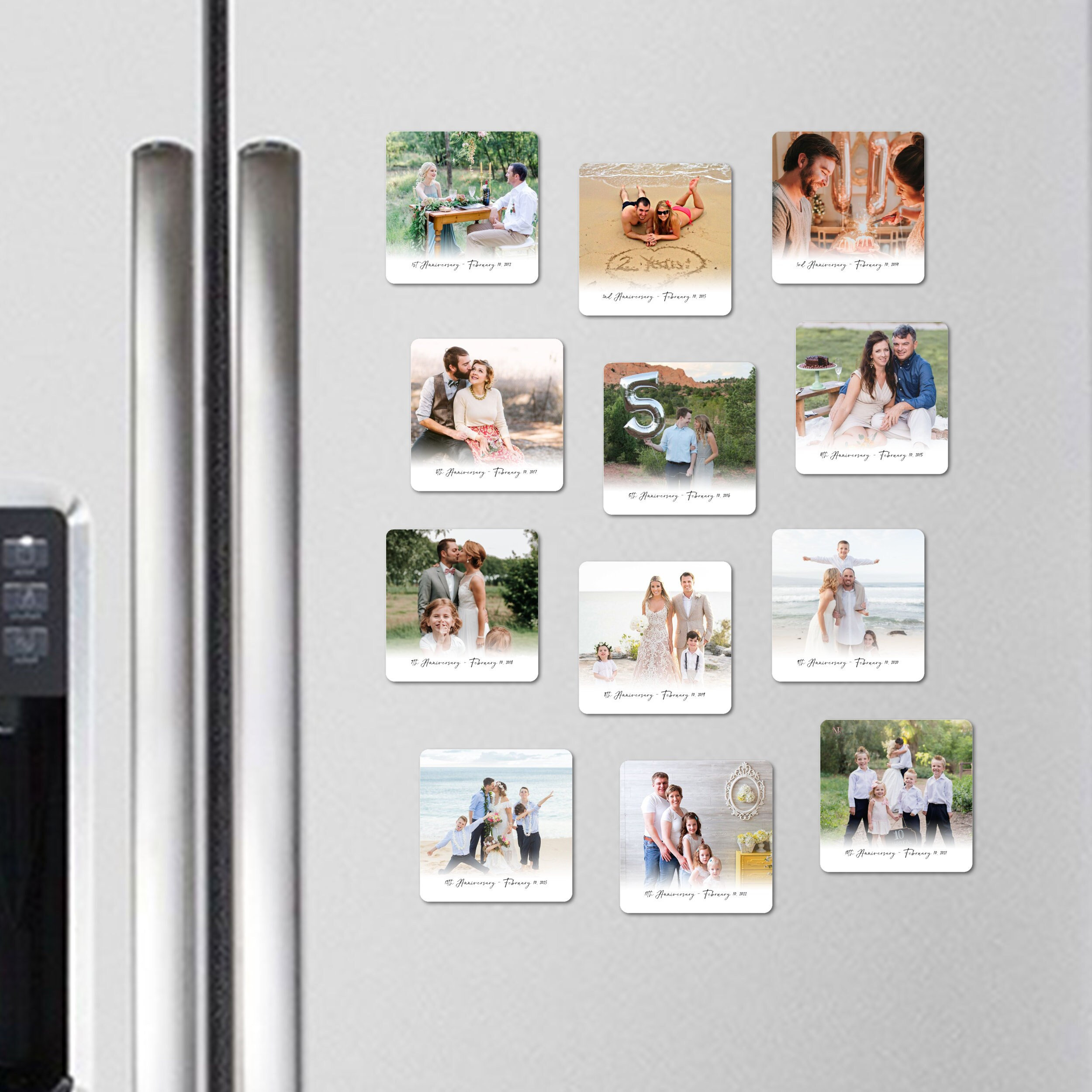 Fridge Magnets Photo Custom Magnets Photo Print Holiday Gift Picture Magnets  Gifts Photo Printing Holiday Deals Anniversary Gift 