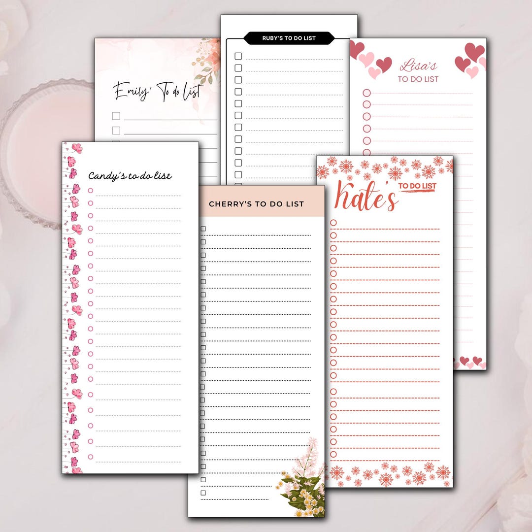 Personalized Teacher Notepad: Custom to Do List, Weekly Checklist - Etsy