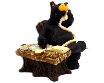 The Office Assistant    Bearfoots by Jeff Fleming...Hard Working Clerical Bear!