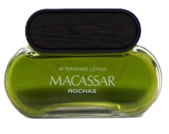 Macassar Aftershave Lotion by Rochas 1980 3.4 oz. Full