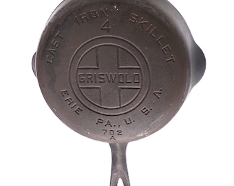 Griswold No. 4 Skillet Large Block Logo