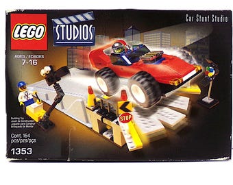 Lego Studios Car Stunt Studio #1353, Launched 2001, Factory Sealed
